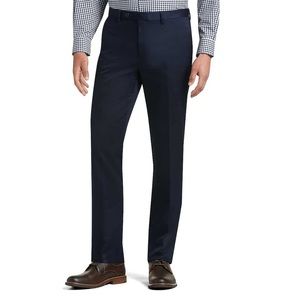 Jos A Bank Mens Navy Traveler SlimFit Pant 35x30